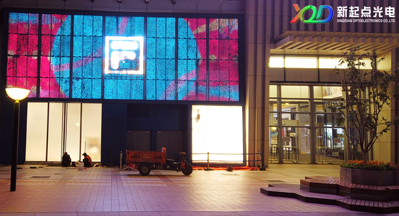 北京APM商場(chǎng)斐樂(lè)專賣店網(wǎng)屏