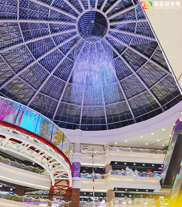 河北石家莊商場燈光亮化